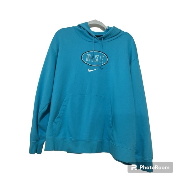 Nike Tops - Nike Hoodie sweatshirt Aqua size 2XL